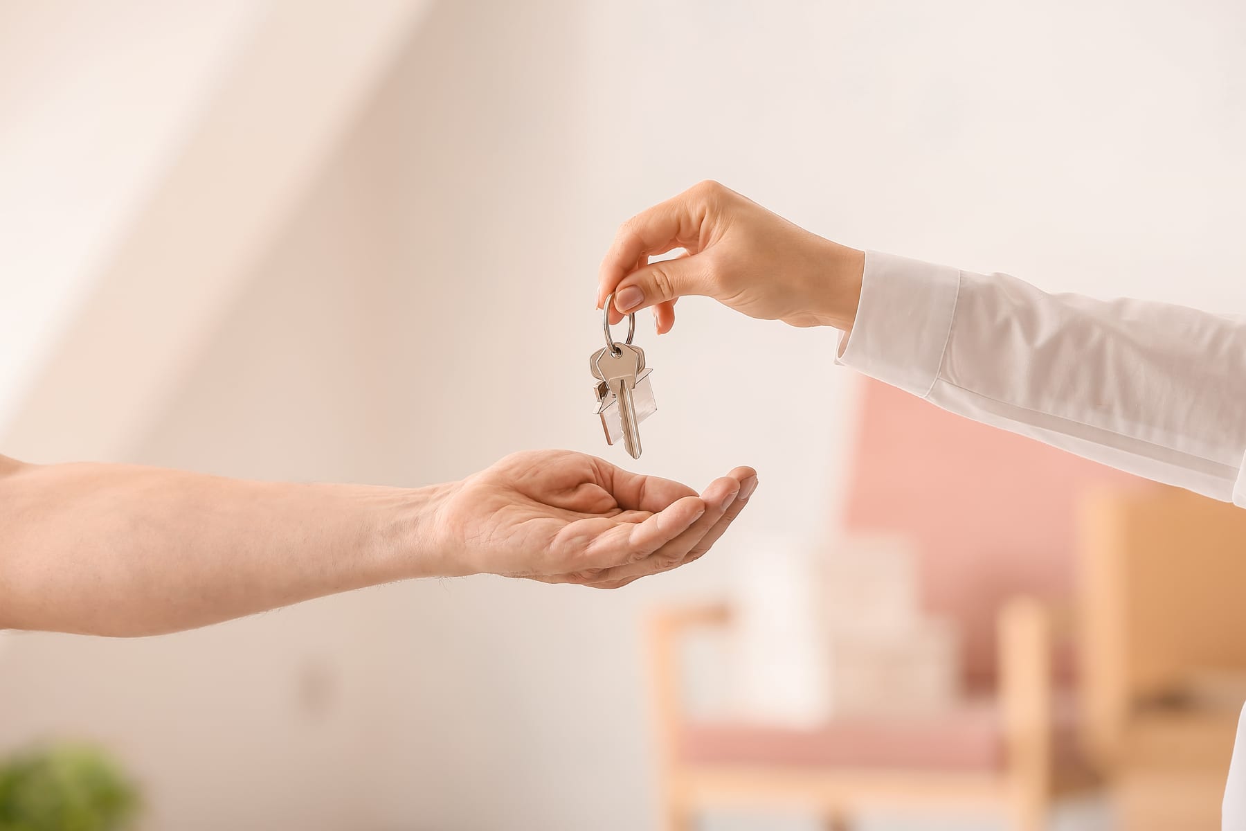 keys handover new home owner
